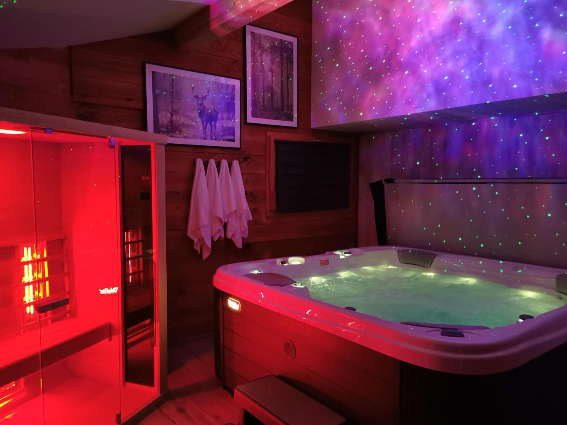 Le Chalet Du Pere Michel, Jacuzzi, Sauna, Jardin Ла-Бресс Экстерьер фото