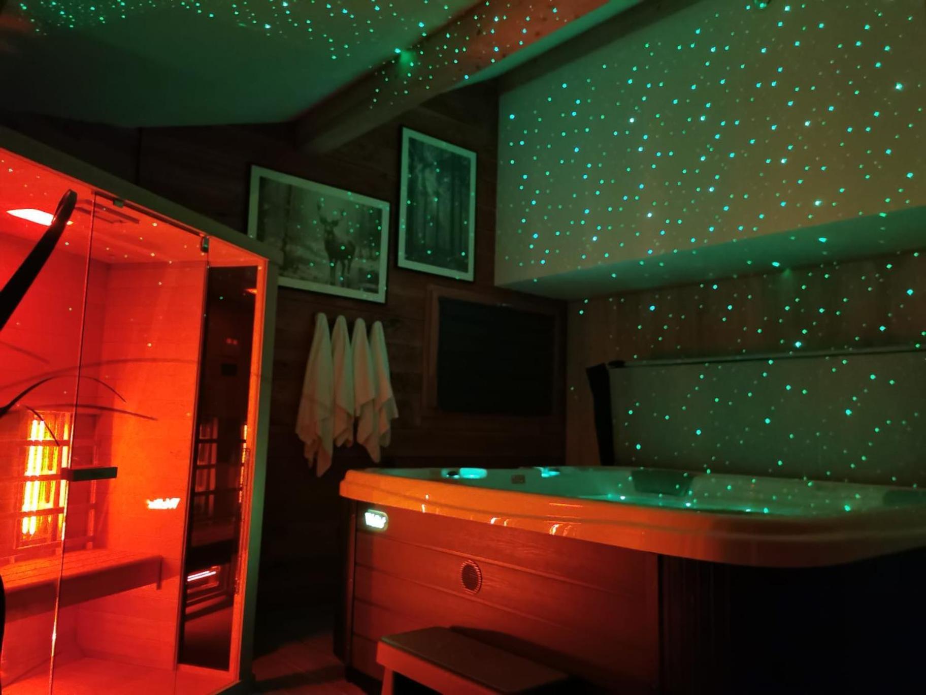 Le Chalet Du Pere Michel, Jacuzzi, Sauna, Jardin Ла-Бресс Экстерьер фото