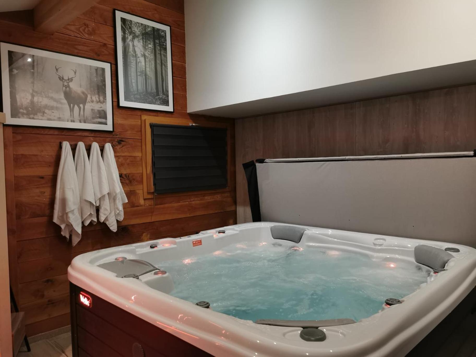 Le Chalet Du Pere Michel, Jacuzzi, Sauna, Jardin Ла-Бресс Экстерьер фото