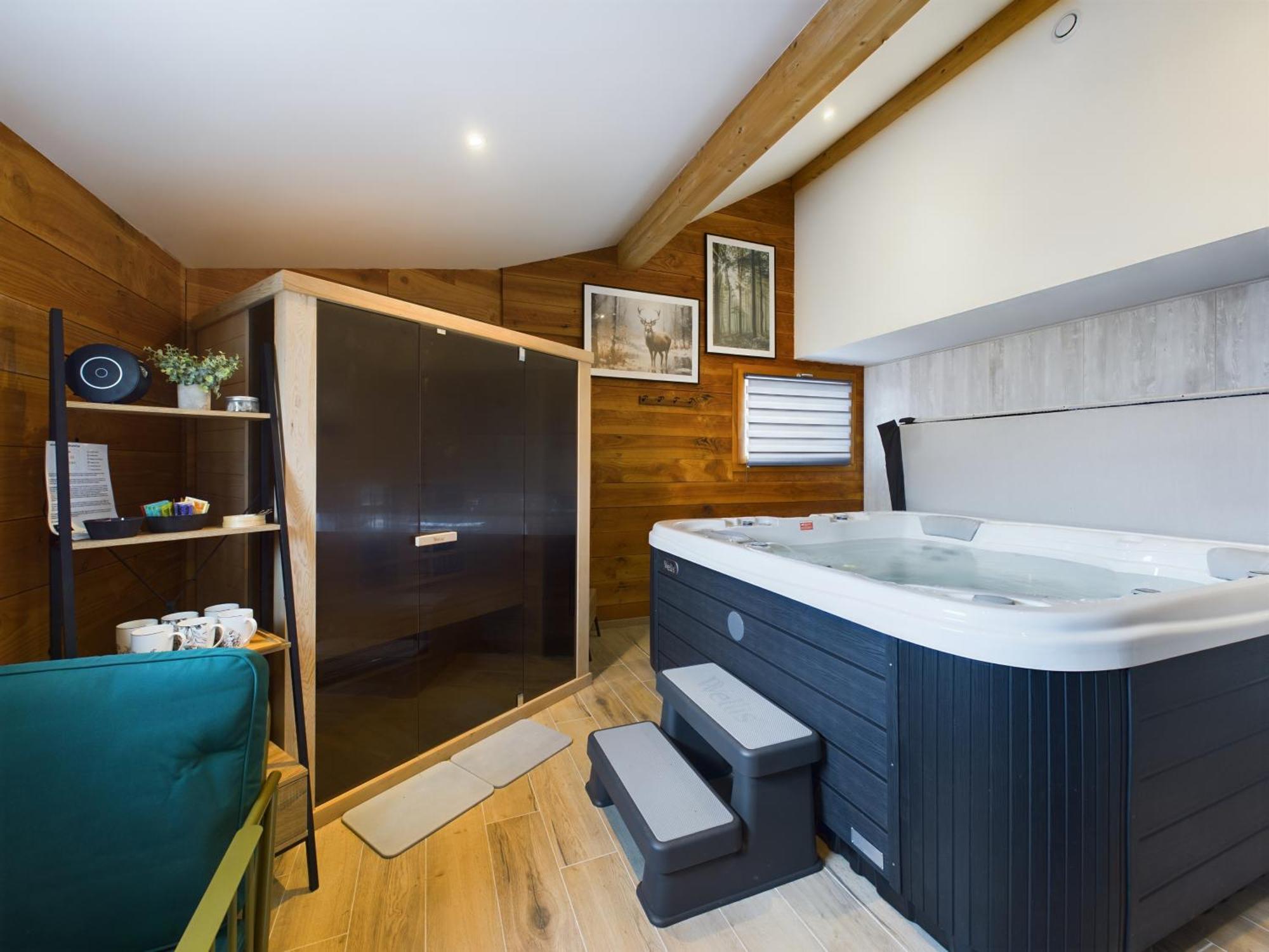 Le Chalet Du Pere Michel, Jacuzzi, Sauna, Jardin Ла-Бресс Экстерьер фото